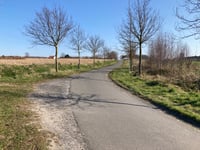 Petegemstraat from Kasteel Hemsrode