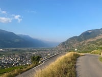 Ovronnaz depuis Leytron par Route d'Ovronnaz