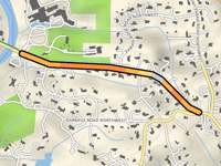 Paces Ferry Road z Chattahoochee River