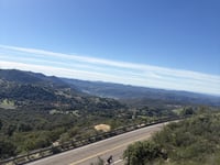 Palomar Mountain depuis Pauma Valley