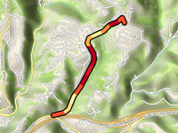 Palomares Hill przez Villareal Drive