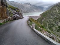 Panoramastrasse Oberaar von Grimselpass