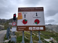 Panoramastrasse Oberaar von Grimselpass