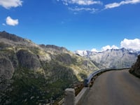 Panoramastrasse Oberaar von Grimselpass