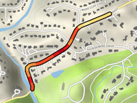 Paper Mill Road from Sope Creek