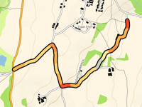 Park House Hill via Stonedross Lane
