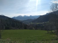 Parking les Sardoches from Le Bouchet-Mont-Charvin