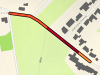 Paschhügel przez Theodor-Heuss-Strasse