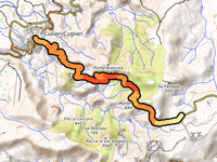 Passo Badde Urbara von Cuglieri