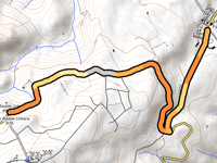 Passo Badde Urbara z San Leonardo de Siete Fuentes
