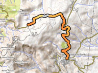 Passo Badde Urbara von Santu Lussurgiu