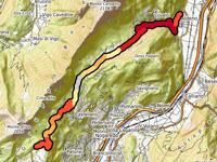 Passo Bordala von Aldeno