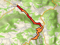 Passo Brasa / Castel d'Aiano z Villa d'Aiano