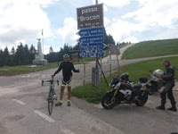 Passo Brocon from Castello Tesino