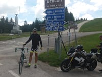 Passo Brocon from Castello Tesino