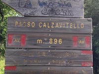 Passo Calzavitello / Foce di Adelano über Coloretta