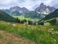 Passo Campolongo von Corvara