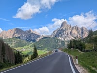 Passo Campolongo desde Corvara