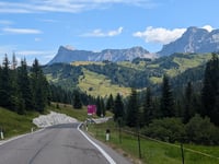 Passo Campolongo desde Corvara