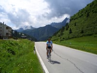 Passo Campolongo desde Corvara