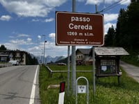 Passo Cereda von Tonadico