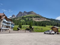 Passo Costalunga / Karerpass z Ponte Nova / Birchabruck