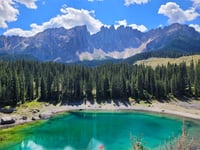 Passo Costalunga / Karerpass z Ponte Nova / Birchabruck