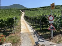 Passo Croce di Giovo desde San Michele all'Adige