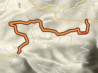Passo dei Cavalli von Palazzo Adriano