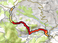 Passo dei Guselli z Morfasso przez Sartori