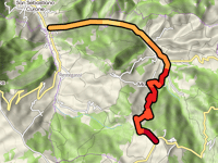 Passo dei Pratini von San Sebastiano Curone
