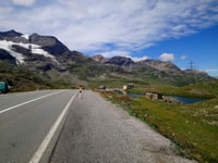Paso de Bernina desde Tirano