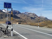 Paso de Bernina desde Tirano
