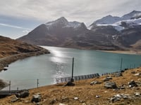 Paso de Bernina desde Tirano
