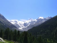 Passo del Bernina z Tirano