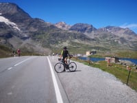Passo del Bernina von Samedan