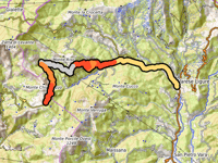 Passo del Biscia vanuit Varese Ligure