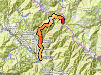 Passo del Lagadello über Castiglione di Garfagnana