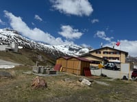 Paso de Lukmanier desde Blenio
