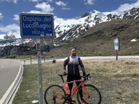 Paso de Lukmanier desde Blenio