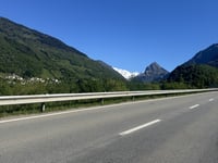 Paso de Lukmanier desde Blenio
