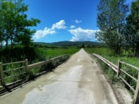 Passo del Lume Spento über Castiglion del Bosco