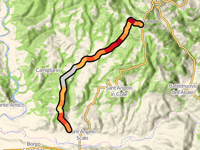 Passo del Lume Spento via Poggio alle Mura