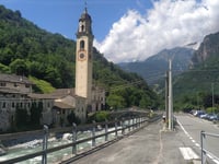 Passo del Maloja z Chiavenna przez Ciclabile