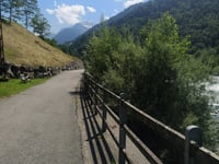 Passo del Maloja from Chiavenna via Ciclabile