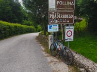 Passo del Praderadego desde Valmareno