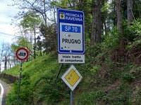 Passo del Prugno über Via della Renana