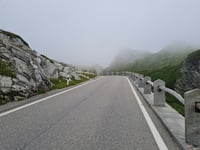 Passo del San Bernardino z Hinterrhein