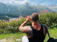Passo del San Bernardino from Lostallo