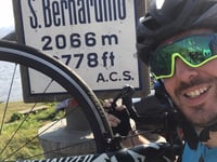Passo del San Bernardino from Lostallo